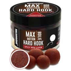 Haldorado - Boilies de carlig MAX MOTION Boilie Hard Hook Wafter 24, 30 mm, 150g - Ficat Rosu Condimentat