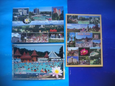 HOPCT LOT 2718 BAILE FELIX -JUD BIHOR-3 CARTI POSTALE-NECIRCULATE foto