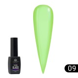 Ojă semipermanentă cu efect de vitraliu Global Fashion 8ml, Tinted Glass 09