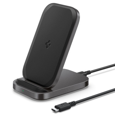 Incarcator Wireless Universal, 15W, Spigen Arcfield (PF2102), Black foto