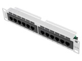 Patch Panel LANBERG Alb 12 Porturi Cat 5e 10" RACK