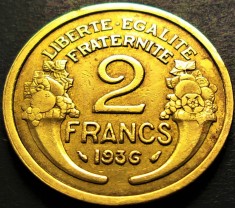 Moneda istorica 2 FRANCI - FRANTA, anul 1936 * cod 4734 B
