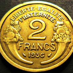 Moneda istorica 2 FRANCI - FRANTA, anul 1936 * cod 4734 B