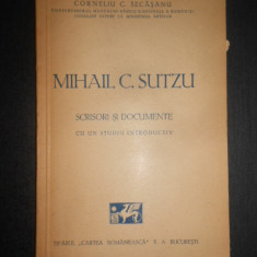 Corneliu C. Secasanu - Mihail C. Sutzu. Scrisori si documente (1946)