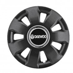 Set 4 Capace Roti pentru Daewoo, model Ares Black, R16