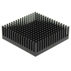 Radiator extrudat, aluminiu, 53.3x53.3mm, negru, FISCHER ELEKTRONIK, ICKPGA21X21, T136890 foto