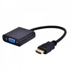 Cablu convertor HDMI la VGA foto