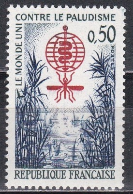 Franta 1962 - Eradicarea malariei, MNH foto