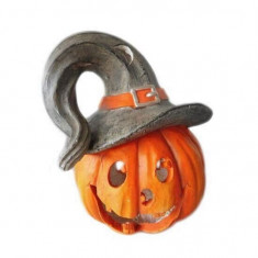 Decoratiune Halloween, Strend Pro Hat Pumpkin, dovleac, ceramica, 28 cm Mania Tools foto