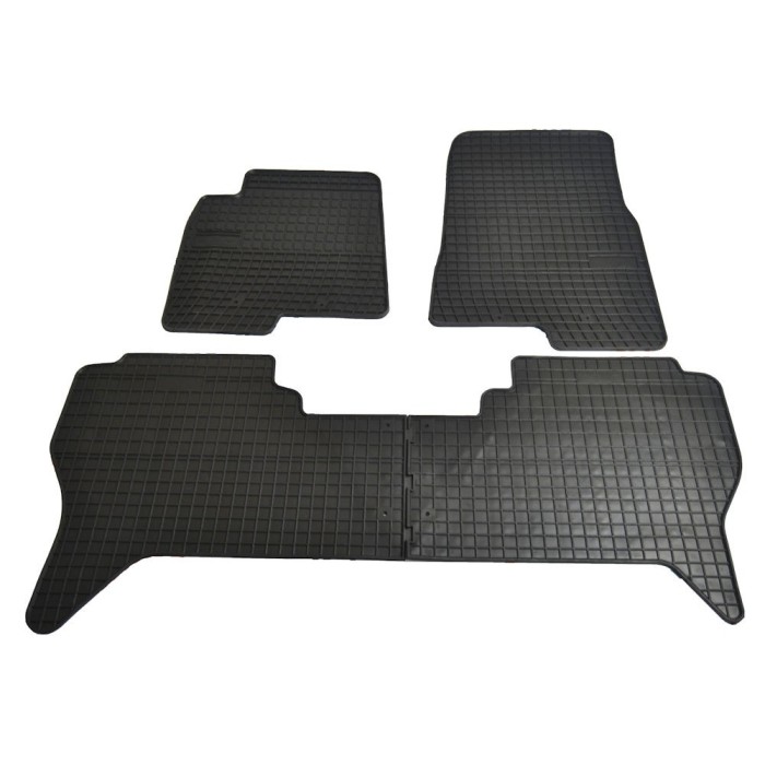 Set covorase auto din cauciuc Mitsubishi Pajero III 1999-2006, presuri BestAutoVest, culoare Negru, 4 buc.