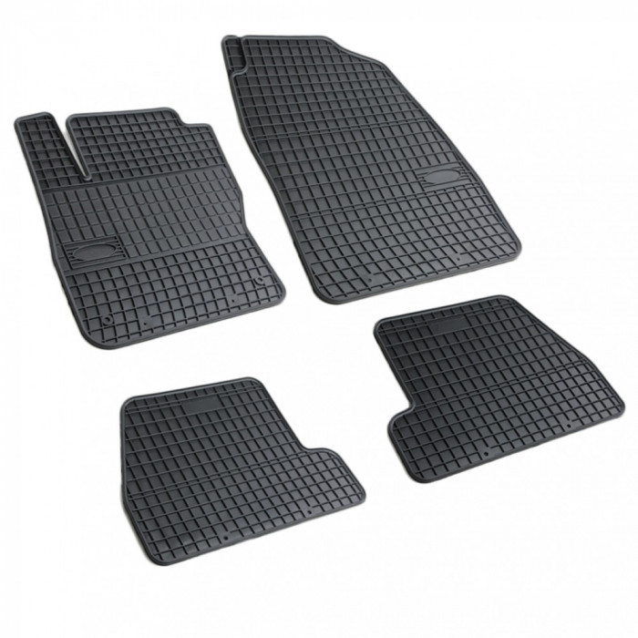 Set covorase auto din cauciuc Ford Focus 3 2010-2018, presuri BestAutoVest, negre, 4 buc.