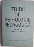 Studii Psihologie Pedagogica - Al. Rosca, A. Chircev - Carte Psihologie