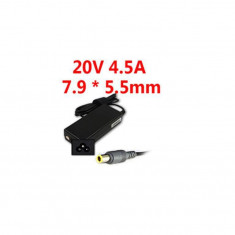 Incarcator Laptop Compatibil Lenovo 20V 4.5A Amperi 7.9 x 5.5mm