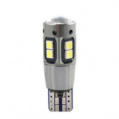 Bec Led Auto Techstar® T10, w5w, Alb Rece, 6000K, 12V, 540lm