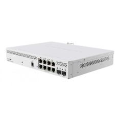 Switch, 8 x Gigabit PoE, 2 x SFP+ 10Gbps, Management - MikroTik CSS610-8P-2S+IN