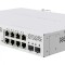 Switch, 8 x Gigabit PoE, 2 x SFP+ 10Gbps, Management - MikroTik CSS610-8P-2S+IN