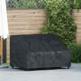 vidaXL Huskă pentru bancă de grădină 130 x 95 x 40 / 80 cm material 210D