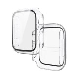 Husa de protectie Hoco 41mm cu sticla pentru Apple Watch 7/8 WS3 - Transparenta