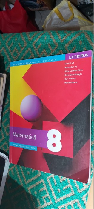 MATEMATICA CLASA A VIII A LINT BIRTA NOAGHI ZAHARIA EDITURA LITERA