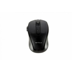 Mouse Serioux Pastel 600, Wireless, 1600 DPi Ajustabili, 5 Butoane, Scroll, Senzor Optic, Receiver USB, Ambidextru, Negru