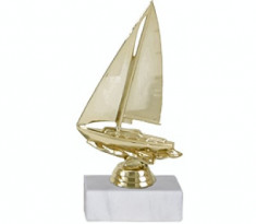 Figurina Yachting plastic-marmura, 17 cm inaltime foto