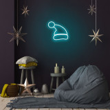 Cumpara ieftin Lampa de perete Santa Claus, Neon Graph, 28x26x2 cm, albastru