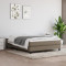 Saltea de pat cu arcuri, gri taupe, 140x200x20 cm, textil GartenMobel Dekor