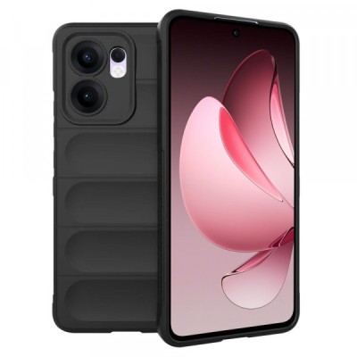 Husa pentru Oppo Reno13 FS 5G / Reno13 F 4G / Reno13 F, Techsuit, Magic Shield, Neagra foto
