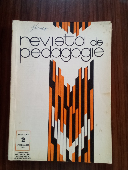 Revista de pedagogie Nr. 2/1977
