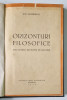 ORIZONTURI FILOSOFICE - IDEI , OAMENI , PROBLEME DE CULTURA de ION ZAMFIRESCU , 1942