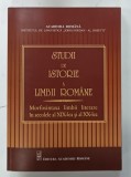 STUDII DE ISTORIE A LIMBII ROMANE , MORFOSINTAXA LIMBII LITERARE IN SECOLELE AL XIX-LEA SI AL XX-LEA de GH. GHIVU ... IRINA NICULA . 2012