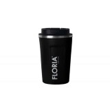 Cana de cafea, termos, interior din inox, capacitate 380ml FLORIA, negru / ZLN 9969