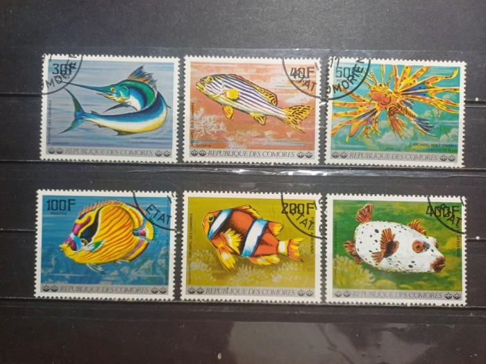 COMORE 1977-PESTI-SERIE CTO