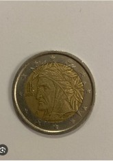 2 monede 2 euro ,dante aligheri 2002 ,king Albert 2006ert
