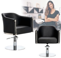 Scaun de coafat Lincoln hidraulic rotativ pentru salonul de coafură scaun de coafor