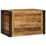 vidaXL Cutie de depozitare 80x50x50 cm Lemn solid de acacia