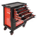 Dulap scule Echipat cu 211 Piese, Yato YT-55290, 7 sertare