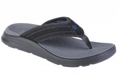 Papuci flip-flop Skechers Sargo - Point Vista 204383-CHAR gri foto