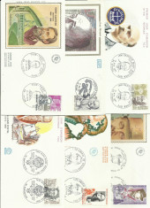 Lichidez colectie FDC straine - lot II ( Franta, Spania etc) - 90 FDC diferite foto