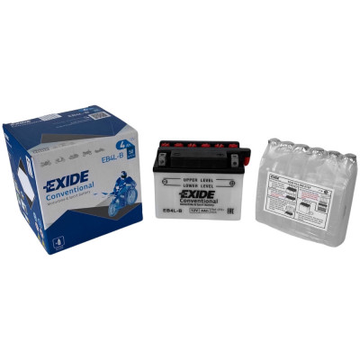 Baterie Moto Exide Conventional Motorbike &amp;amp;amp; Sport Battery 4Ah 50A 12V EB4L-B foto