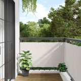 VidaXL Paravan de balcon, alb, 1000x75 cm, PVC