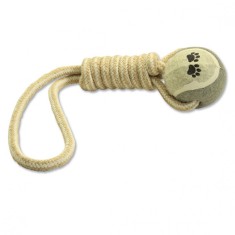 Jucarie de tras Dog Fantasy JUTA cu minge de tenis 34 cm foto