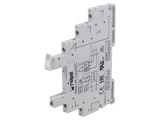 Stativ RELPOL 6A pentru șină DIN IP20 12VDC și 24VDC 98,5x6,2x85,5mm