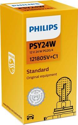 Bec Semnalizare 12V Psy24w Silver Vision Philips 138703 12180SV+C1 foto