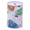 Pușculiță Metalică, Model Bancnote Euro, Multicolor, 10x15cm, Fără Capac