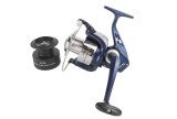 Mulineta Pescuit Diamant Alb CY 70, 4 Rulmenti, Tambur Aluminiu, Frana Spate, Bait Runner