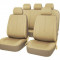 Set 11 huse scaun auto Universale din piele ecologica Bej, AG338F