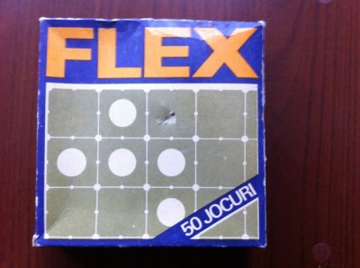 joc romanesc flex 50 de jocuri logice coop 1985 vechi epoca de aur RSR complet foto