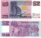 SINGAPORE 2 dollars ND (1990-92) UNC!!!