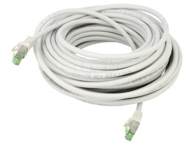 Patch Cord S/FTP Cat 8.1 LSZH Gri 15m foto